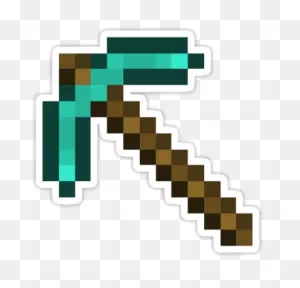 Minecraft Diamond Pickaxe By Legitbit | Minecraft Printables ClipartFlare.com 