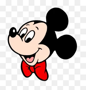 Download Hd Mickey Mouse Clip Art 2 - Mickey Face Wink Transparent ClipartFlare.com 