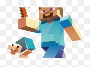 Minecraft Clipart Clip Art - Minecraft Steve With Pickaxe - Png ClipartFlare.com 