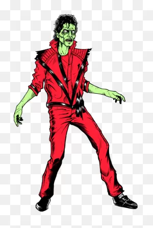 Moonwalk Cartoon Thriller Drawing - Michael Jackson Thriller Png ClipartFlare.com 