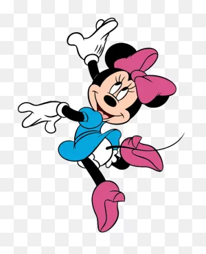 Minnie Mouse Clip Art - Dancing Minnie Mouse Coloring Pages | Full ClipartFlare.com 