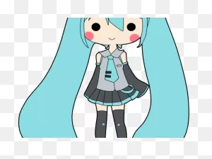 Hatsune Miku Clipart Simple - Hatsune Miku - Png Download - Full ClipartFlare.com 