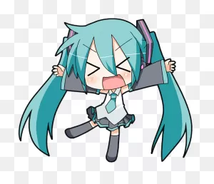 Hatsune Miku Clipart Simple - Png Download - Full Size Clipart ClipartFlare.com 