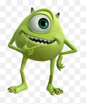 How To Draw Mike Wazowski From Monsters, Inc. - Really Easy ClipartFlare.com 