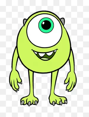 Mike Wazowski From Monsters Inc. Cross Stitch Pattern