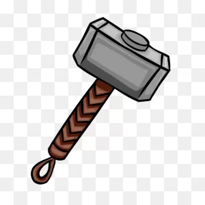 Download Mjolnir Line Hammer Thor Free Download Png Hq Hq ClipartFlare.com 