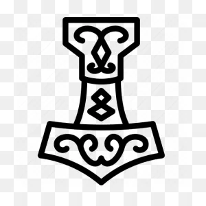 Hammer, Mjolnir, Norse Mythology, Religion, Thor, Viking Icon ClipartFlare.com 