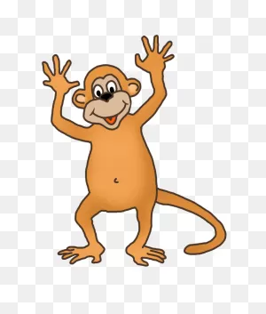 Funny Monkey Drawings - Monkey Clip Art