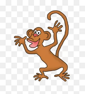 Funny Monkey Drawings - Monkey Clip Art