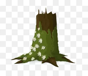 Trees Trunks Moss - Free Vector Graphic On ClipartFlare