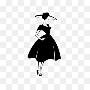 Fashion Model Silhouette - Fashion Illustration Png Download - 800 ClipartFlare.com 