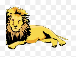Mountain Lion Clipart Cougar - Cartoon Lion Lying Down - Png ClipartFlare.com 