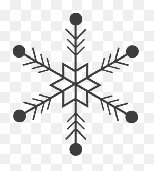 Free Online Snowflake Snow Christmas Logo Vector For - Modelos De ClipartFlare.com 