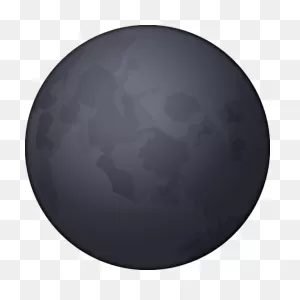 Download Dark Moon Emoji Image In Png | Emoji Island