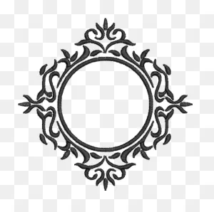 Moldura Florzinhas - Embroidery Clipart - Large Size Png Image ClipartFlare.com 