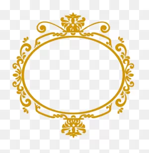 Moldura Arabesco Dourado Png Clipart - Full Size Clipart (#707477 ClipartFlare.com 