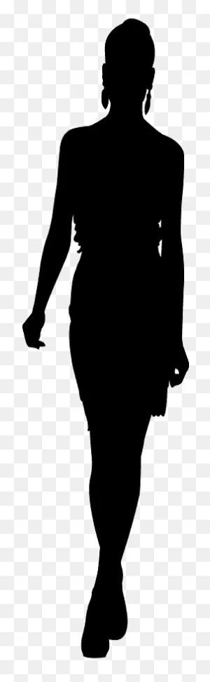 Fashion Model Silhouette - Free Vector Silhouettes | ClipartFlare