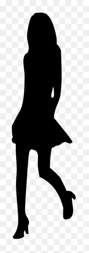 Girl Silhouette Dress - Free Image On Pixabay