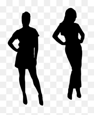 Silhouette Female Models - Free Vector Graphic On Pixabay