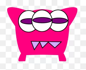 Monster Teeth Eyes - Free Vector Graphic On ClipartFlare