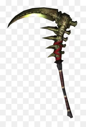Monster Hunter World Scythe Clipart - Large Size Png Image - ClipartFlare