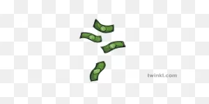 Falling Money Cartoon Png