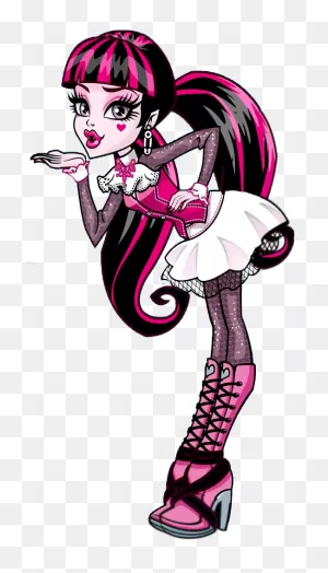 Draculaura Blow A Kiss - Monster High Draculaura Kiss Clipart ClipartFlare.com 