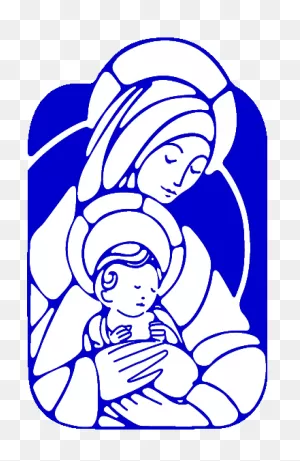 Mother And Baby Clipart Mary Jesus Pencil And In Color Mother Gif ClipartFlare.com 