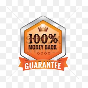 Money Back Guaranteed Badge Vector Image - 1600320 | Stockunlimited