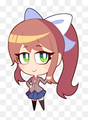 Dreams Of Love And Holidays - Ddlc Monika And Sayori Transparent ClipartFlare.com 