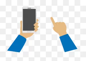 Download Mobile Cell Phone In Hand Png Transparent - Hand Phone ClipartFlare.com 