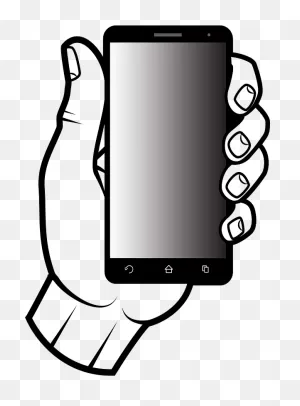 Mobile Phone In Hand Clipart. Free Download Transparent .png ClipartFlare.com 