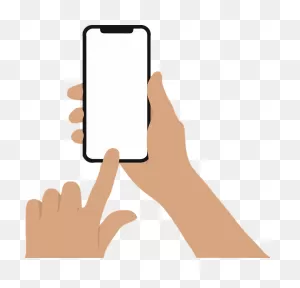 Mobile Cell Hand - Free Vector Graphic On ClipartFlare