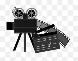 Movie Projector, Film, And Clapper Board Clipart. Free Download ClipartFlare.com 