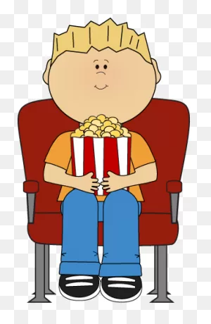 Movie Clip Art - Movie Images - Kids Movie Night Clip Art