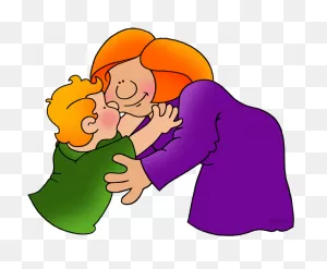 Download Kisses Clipart Mother Child - Kiss Mom Clip Art - Full ClipartFlare.com 