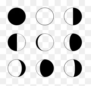 Grunge Crescent Moon Vector Icon Vector - Moon Phases Vector Png ClipartFlare.com 
