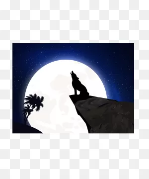 Howl Wolf Howling Moonlight Twilight New Moo 551 Puzzle For Sale ClipartFlare.com 