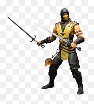 Mortal Kombat X - Mezco Mortal Kombat Scorpion Clipart - Large ClipartFlare.com 