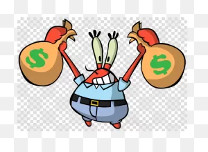 Mr Krabs Money Png Clipart Mr - Mr Krabs Money Transparent ClipartFlare.com 