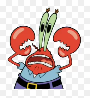 Png - Spongebob - Mr. Krabs Scared 1 By Supercaptainn On 