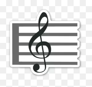 Musical Score - Music Score Emoji - (480X455) Png Clipart Download