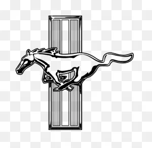 Logo Mustang Vector - ClipartFlare