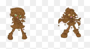 Arle Nadja And Amitie Covered In Mud By Pixelatedbee - Cartoon ClipartFlare.com 