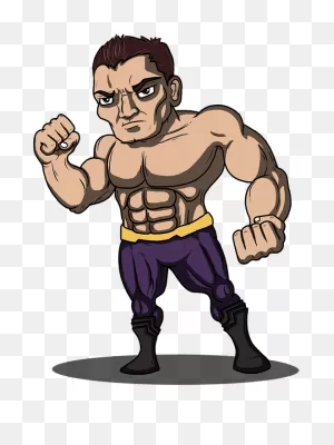 Muscle Man Bison Muscular - Free Image On ClipartFlare