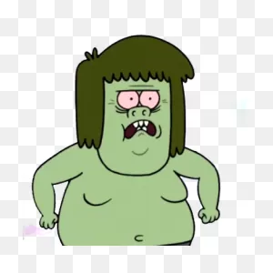 Topless Muscle Man - Muscle Man From Regular Show - (383X384) Png ClipartFlare.com 