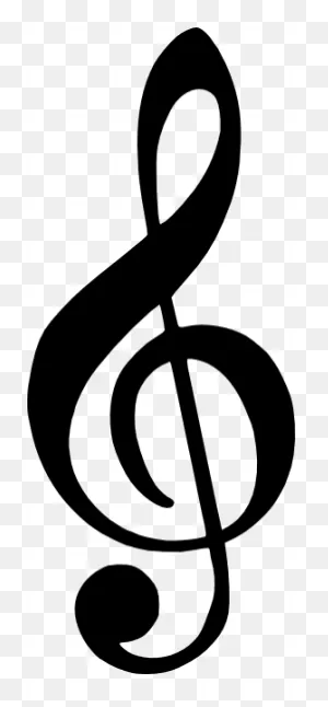 Treble Clef PNG-WebP | Treble Clef, Music Symbols, Music Note Symbol