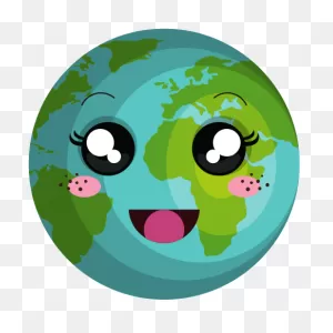 Planets Clipart Kawaii - Dibujos Kawaii Mundo - (550X550) Png ClipartFlare.com 