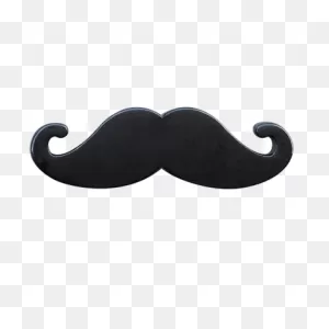 Small - Orange Mustache Clip Art | Full Size Png Download | ClipartFlare