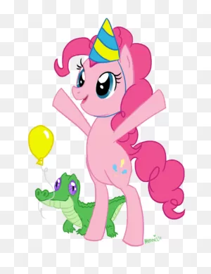 Pinkie Pie And Gummy | My Little Pony Party, Little Pony Party, My ClipartFlare.com 